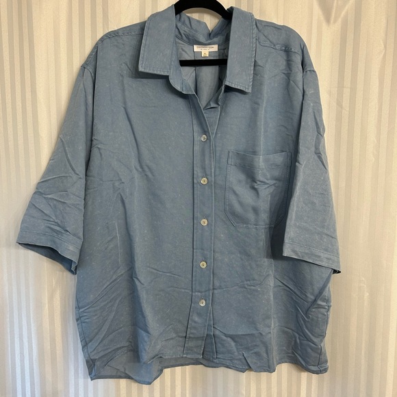 Chic Soul Denim Top - New - Picture 2 of 6